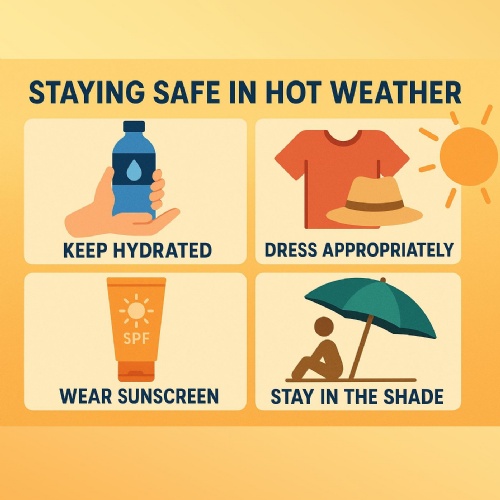 Staying safe in hot weather