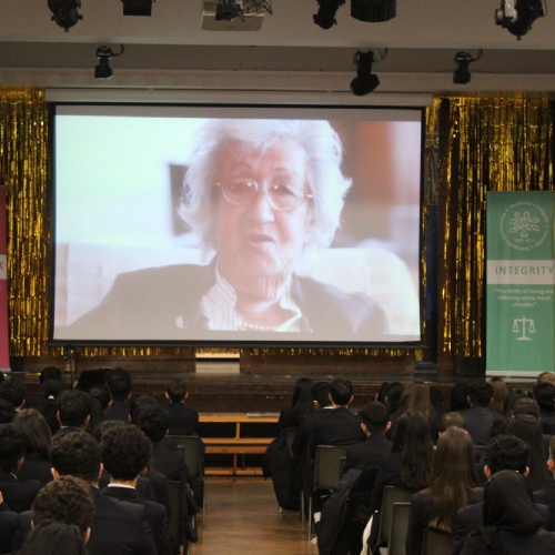 Year 9 hear personal stories from the Holocaust Educational Trust